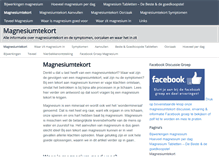 Tablet Screenshot of magnesiumtekort.info